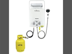 10 Liter Kaltplatte Gaswasserbereiter Handbedienknopf Weiß