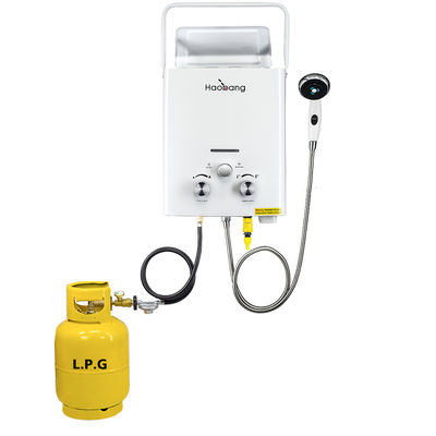 0.02-0.8Mpa 6L Gas Geyser LP Gas Camping Dusche Sofortwasserbereiter