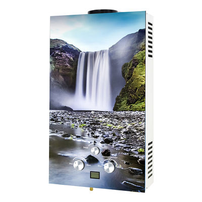 10L 2,6 GPM Instant Gas-Wasserbereiter Rauchtyp Wandmontiert