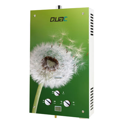 10 Liter Instant Tankless Gas Geyser LPG NG-Typ Farbiges Glas
