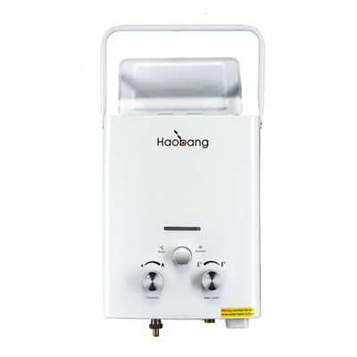 Camping Outdoor Rauchgas-LPG-Gas-Wasserbereiter 5,5-8L Portable Weiß Schwarz